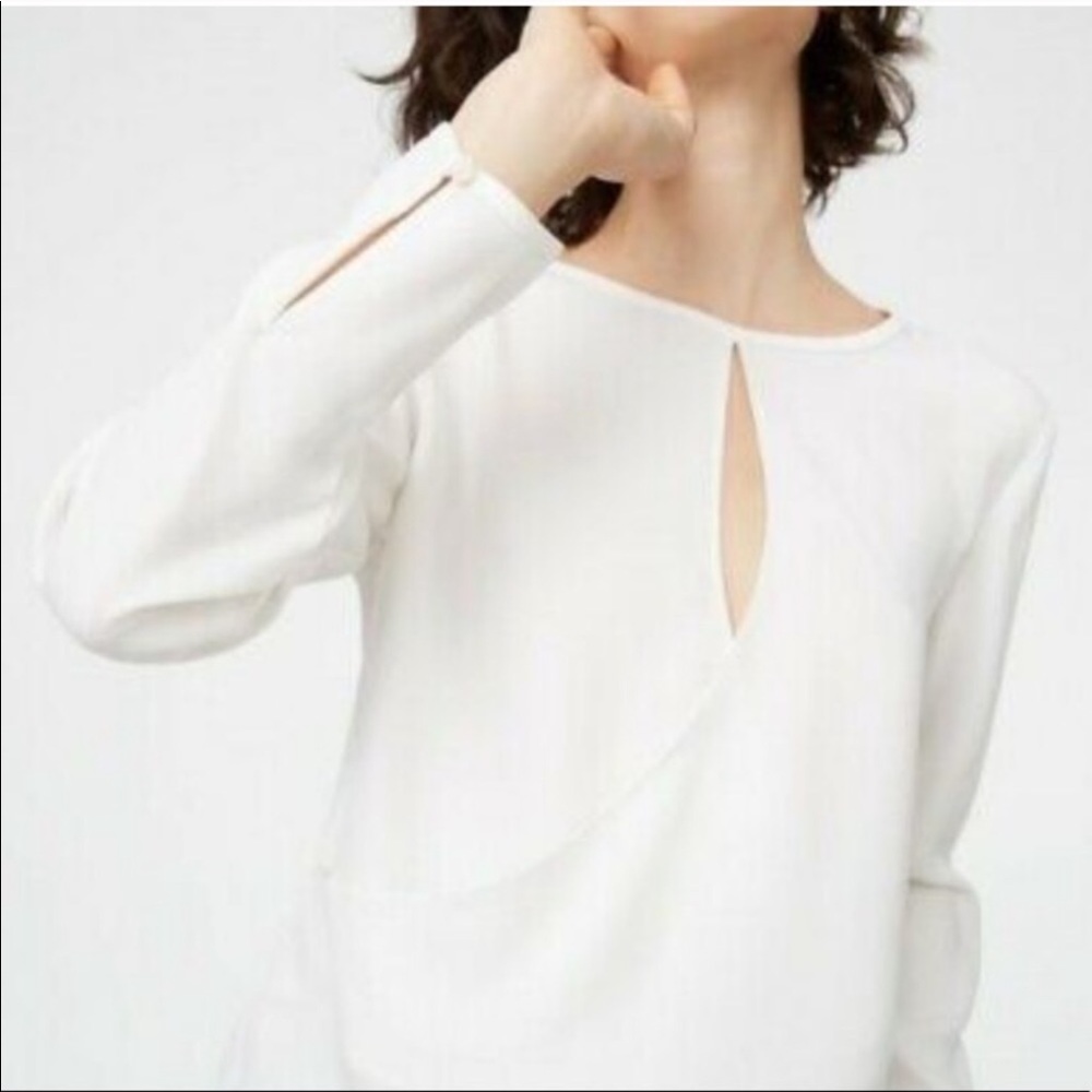 Club Monaco XS Women's White Brixxtun Shirt NWT